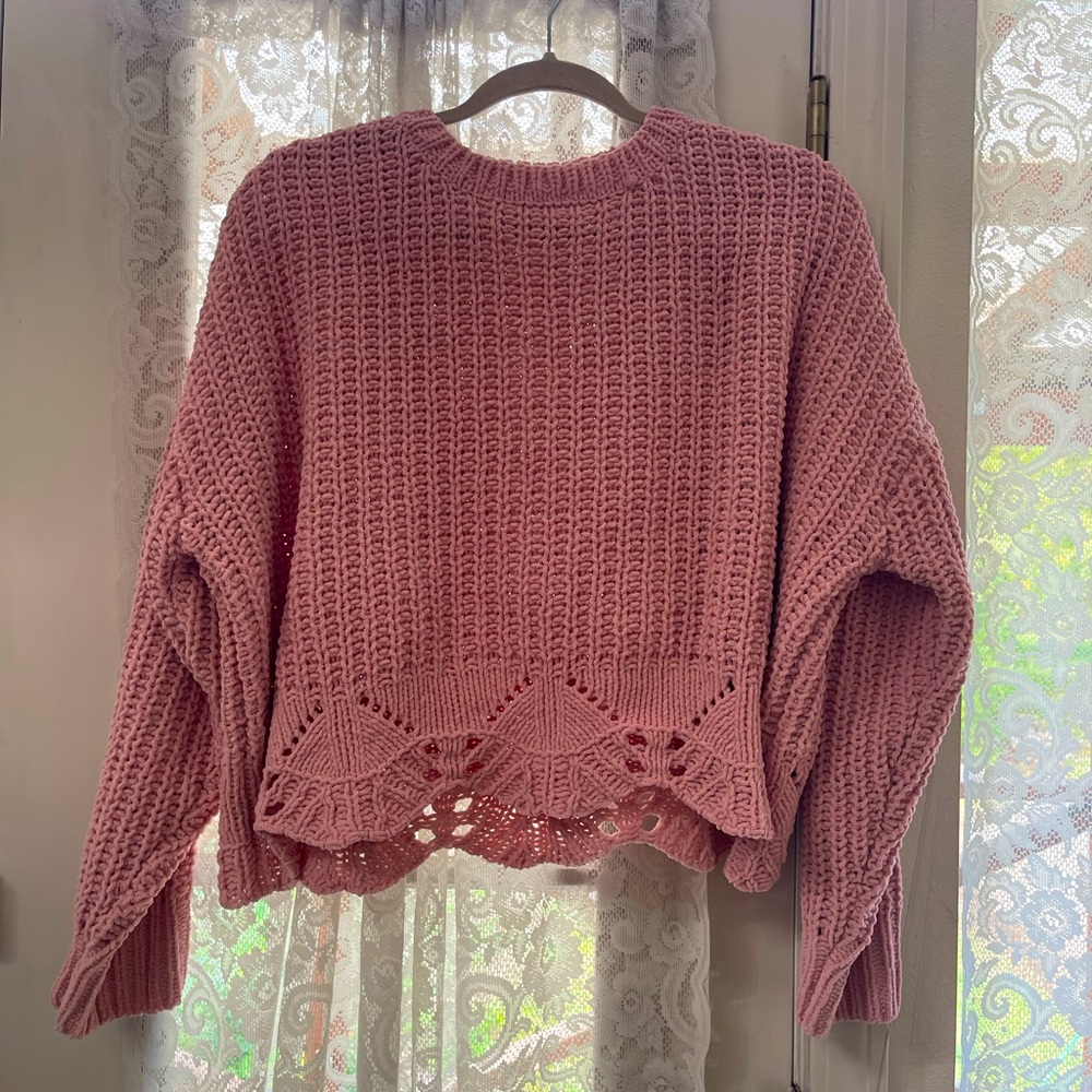 It’s our time Women’s M Cropped Knit Sweater